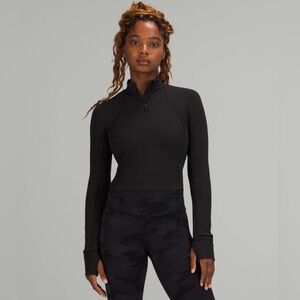 Lululemon It's Rulu Cropped Half Zip